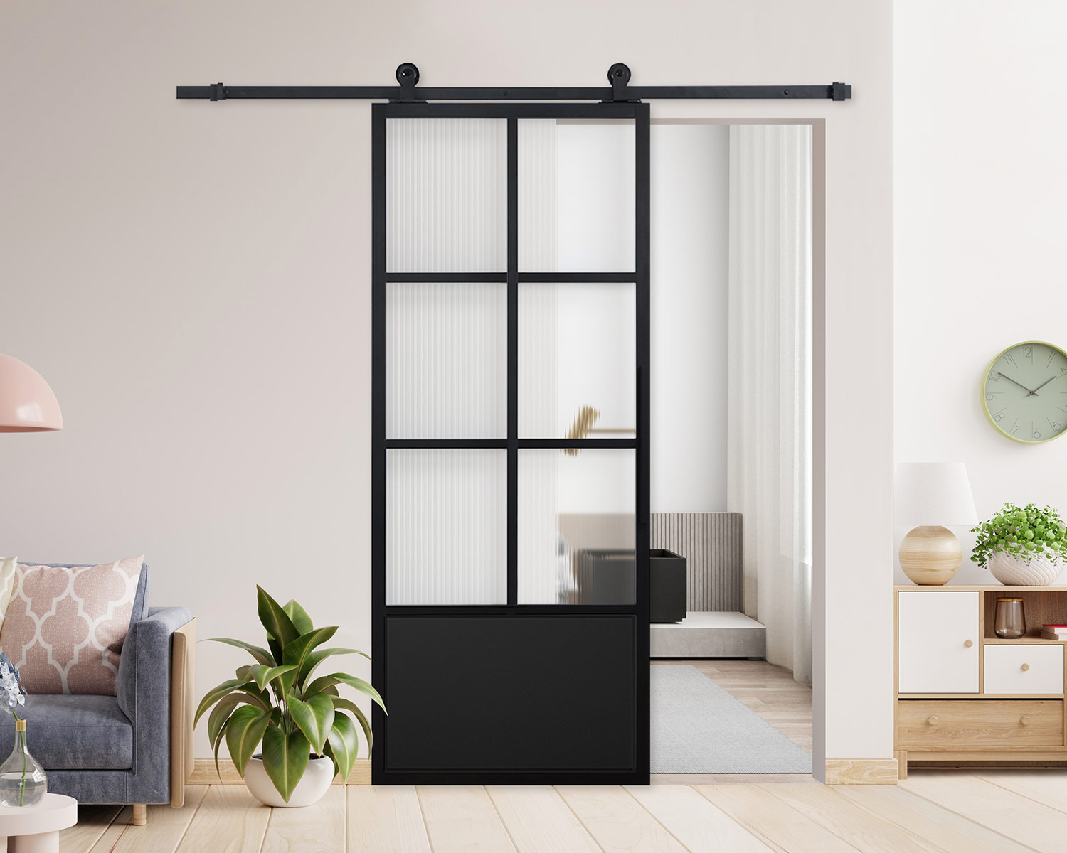 Iron Frame Door