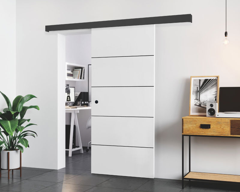 White Wooden Door Panel