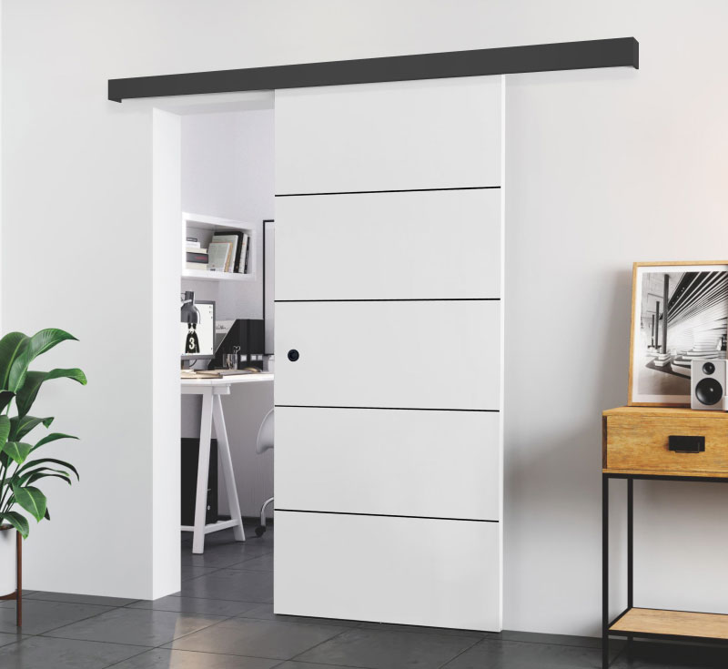 White Wooden Door Panel