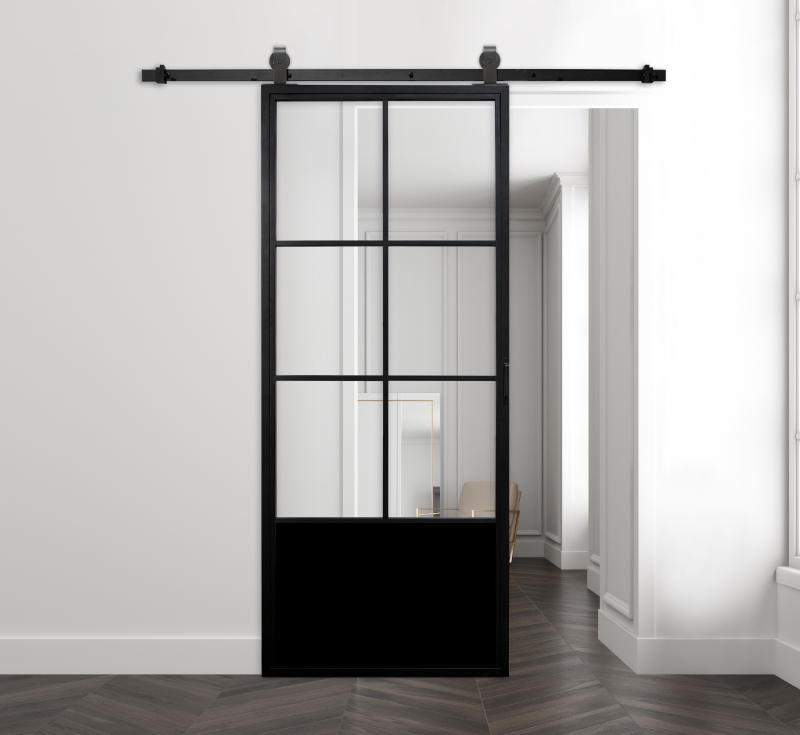 Premium Pre-Assembled Metal Frame Glass Door